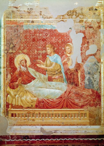 Isaac rejette Ésaü, vers 1288 - Giotto di Bondone